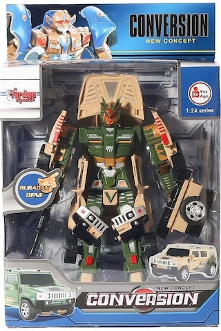 Hw-899-1-2-5 Dönüşebilen Robot Jeep 1:24 -vardem
