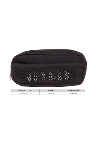 Jordan Air New York Black Üç Bölmeli Siyah Erkek Çocuk Kalem Çantası/kalemlik - Q3163