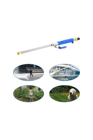 Teltree Mavi Alüminyum Kompozit Yüksek Basınçlı Yıkama Çubuğu - 2 Farklı Sprey Ucu İle Araba, Bahçe Ve Bahçe Temizliği