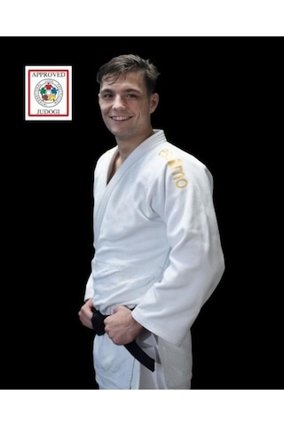 Essimo Ijf Onaylı Gold Judo Elbisesi Beyaz Judogi Beyaz