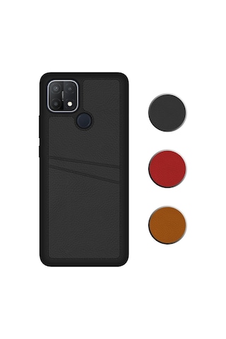 Fitcase Oppo A15 / A15S Kilif Proda Deri Çift Kartlik Cepli Kapak 514447934