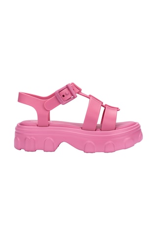 Mini Melissa Ella Infantil Preto Kız Çocuk Sandalet Pembe 36442