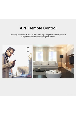 Yifomall Sonoff T3us3c-tx 3 Kanallı Wifi Akıllı Dokunmatik Duvar Anahtarı Abd Standardı - Uzak Kumanda, Google Home/alexa Desteği Ve Ifttt Entegrasyonu