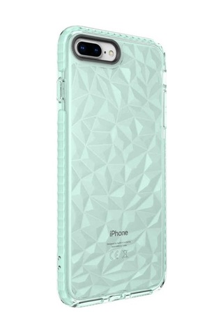 Apple Uyumlu iPhone 8 Plus Kılıf Zore Buzz Kapak Yeşil