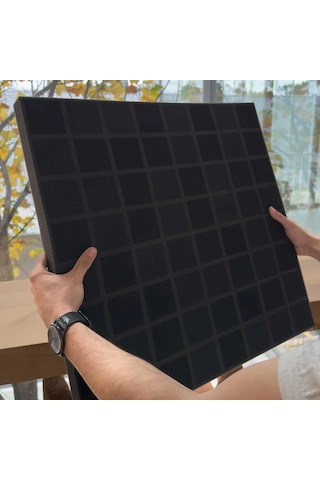 Vicfoam Square Black 6'lı Paket