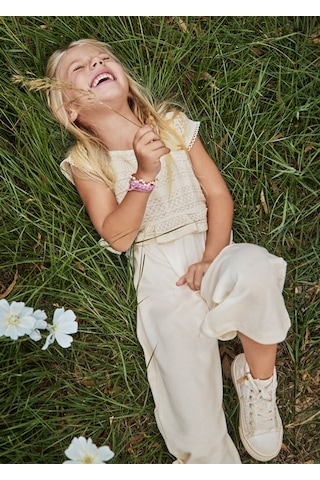 Mayoral 3874 Kız Çocuk Krem Tulum Krem