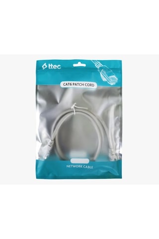Ttec Kbl-ptch-3mtg 3 Metre Cat6 Patch Kablo 3 Metre Patch Cord Kablo Gri