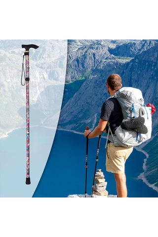 Dolıty Katlanabilir Trekking Bastonu Yaşlılar İçin Stil-d Stil D Çok Renkli