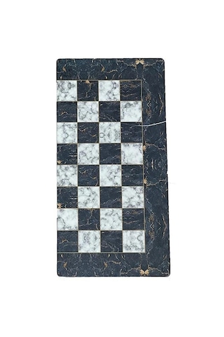 Marble Kırmızı Büyük Boy Tavla Takımı