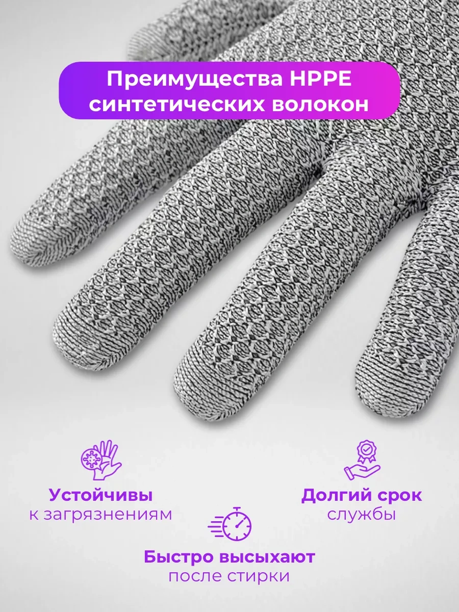 D.dshop Kesiklere Karşı Pamuklu Koruyucu İş Eldivenleri 225189257