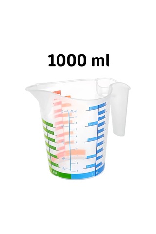 Dereceli Ölçü Kabı Aralıklı Göstergeli Ölçü Kapları 1000 Ml Diğer