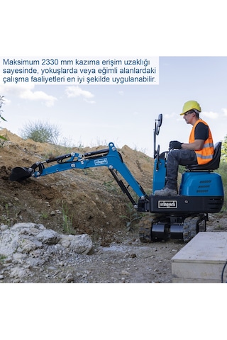 Scheppach Mini Ekskavatör Exc815