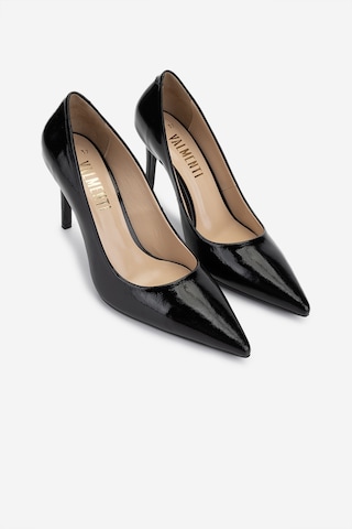 Valmenti Kadın Hakiki Deri Siyah Rugan Topuklu Ayakkabı 492 55700 Bn Ayk Y25 Sıyah Rgn Siyah Rugan