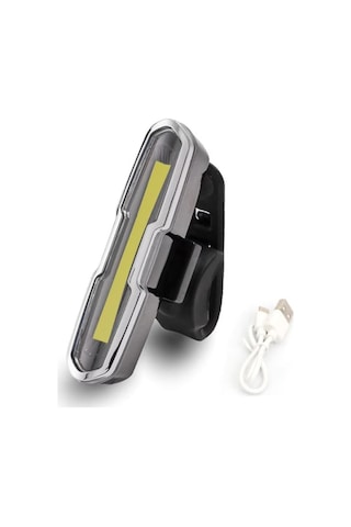 Forte Gt Bisiklet Usb Şarjlı Led Kırmızı Beyaz Xbyc 6017 Siyah