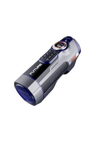 Lilitu Shop USB Şarjlı Sesli Isıtmalı İleri Geri Hareketli Titreşimli Emiş Vakum Ayarlı Masturbatör - Leten Future 708