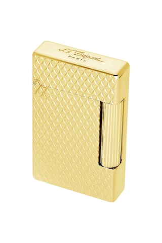 S.t. Dupont Initial Diamond Head Altın Rengi Çakmak 20821 Altın