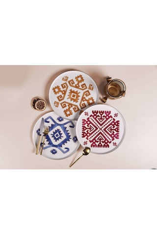 Porland Arabesque 6 Lı Servis Takımı 27 Cm 04alm007237 Çok Renkli