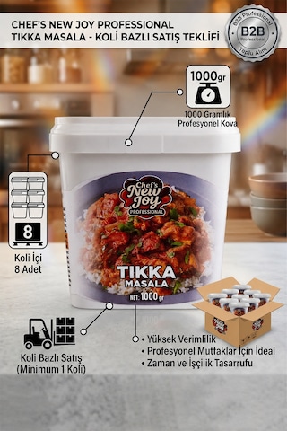 Tikka Masala 1000 G X 8 Adet - 1 Koli Koli Bazlı Avantaj Paketi