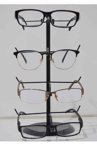 Gözlük Standı Düzenleyecı Organizer 4 Lü Siyah