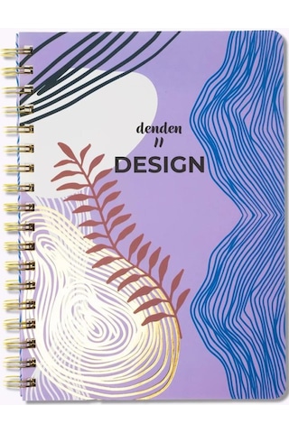 Denden Redactar Mor 17x24 Çizgili Defter Çok Renkli