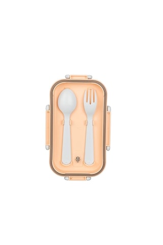 Aura 2 Bölmeli Akıllı Isıtmalı Çelik Öğle Yemeği Kabı Lunch Box Turkuaz