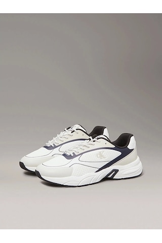 Tommy Hilfiger Erkek Beyaz Kalın Tabanlı Sneaker Çok Renkli