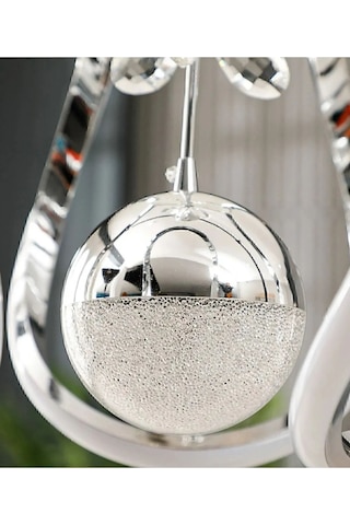 Ey-El Tasarım Modern Sarkıt Led Avize A++ Plus Krom