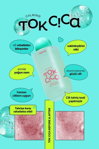 Edıtb Centella Ve Heartlef Içeren Yatıştırıcı Hassasiyet Karşıtı Edıt.b Nemlendirici Jel Esans 200ml
