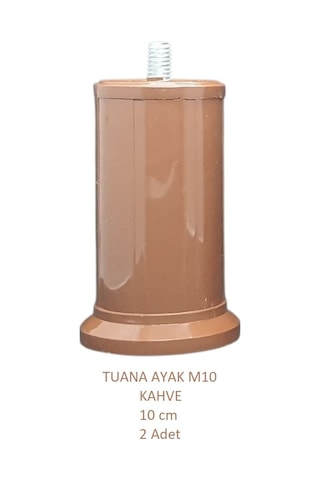 Tuana Ayak 10 cm M10 Cıvatalı Kahve (2 Adet)