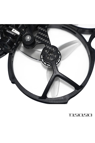 Hqprop T3.5x3.5x3 Gri Poly Carbon 1.5mm 2cw+2ccw Drone Pervanesi