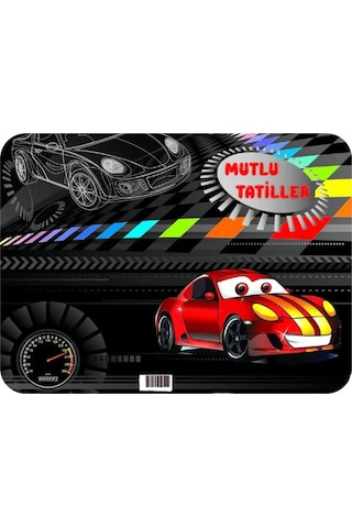 Gen-of Yarış Arabası Temalı 27x36 Karton İlkokul Yatay Karne Kabı 20 Adet