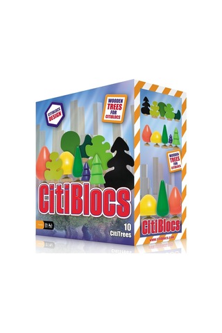 Calimera Toys Ahşap Yapı Tasarım Seti Ağaçlar 10 Parça