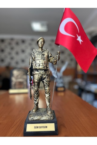 Hizmet Anısı Türk Bayraklı Komando Biblosu