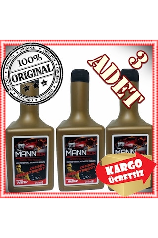 Mannbor İçerikli Enjektör Pompa Temizleyen Dizel Katkı250Ml 3Lü N11.43