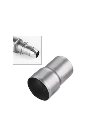 Xiyyadms Motosiklet Borusu Adaptörü 51-60mm Paslanmaz Çelik, Yüksek Kaliteli, Kolay Kurulum, Universal Uyumlu, Ayna Parlak Finish