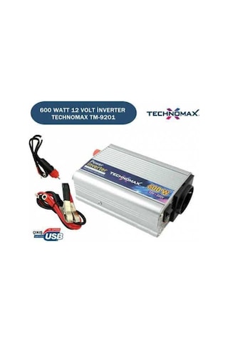 Technomax 600 Watt 12 Volt Inverter Technomax Tm-9201 Technomax 600 Watt 12 Volt Inverter Technomax Tm-9201