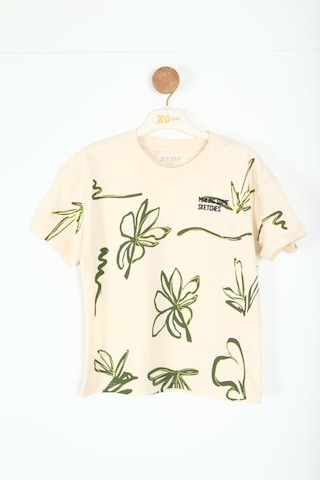 Xo Kids Erkek Çocuk Tişort 1-4 Yaş 1806 Taş Rengi