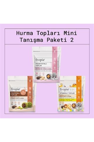 Fropie Meyve Topları Mini Tanışma Seti-2 3 x 80 G