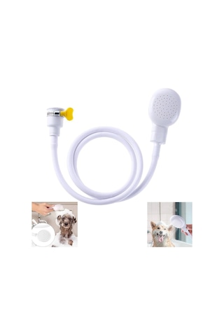 Sunup Sn-29313 Evcil Hayvan Duş Başlığı Hortumu Kedi Köpek Yıkama Fiskiyesi
