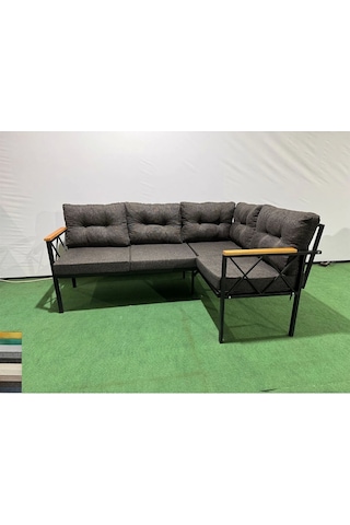 2+2 Köşe Balkon-bahçe-kafe,çay Seti,koltuk Takımı,oturma Grubu,ofis Koltuğu Antrasit