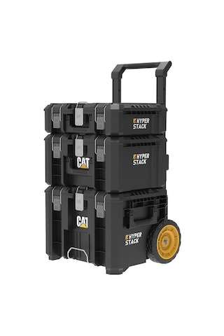 Cat Da41005 Hyper Stack 3 Lü Tekerlekli Kilitli Takım Çantası Seti