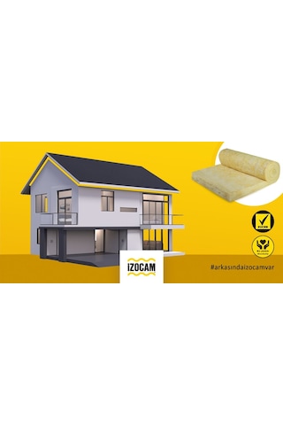 İzocam Çatı Şiltesi 800x120x10 Cm 9,60 M2