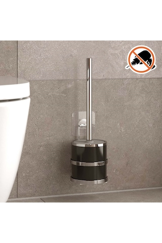 Teknotel Yapışkanlı Paslanmaz Tuvalet Fırçası Krom St096