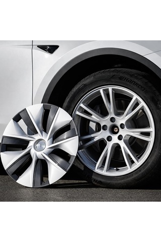 T Parts Tesla Model Y 19 T-gemini Jant Kapağı / 4'lü Set / Oem: 1044235-00-c / Yedek Parça