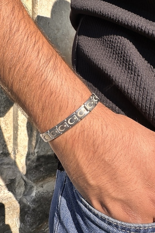Ay Yıldız Türk Bayrağı İtalyan Charm Unisex Çelik Bileklik Scb55 Beyaz