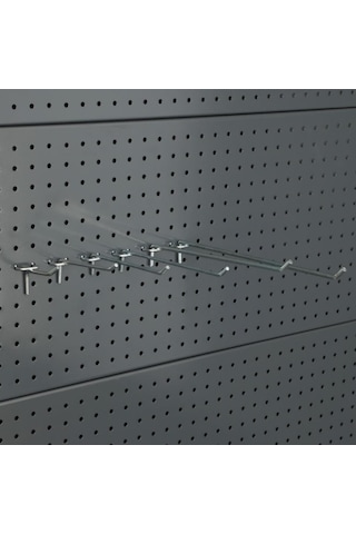 10 Adet Delikli Panel Kancası - Aksesuar Kancası 30 Cm
