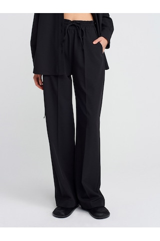Dilvin 71619 Pijama Pantolon-siyah Siyah