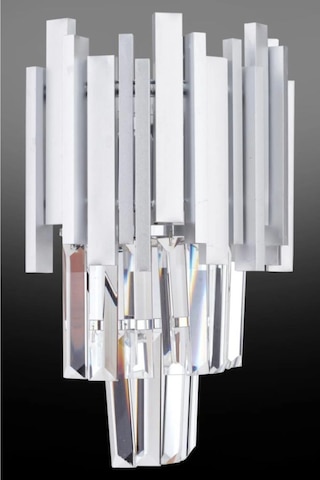 İstanbul Avize Vera Gümüş Lüx Tabut Taşlı Aplik