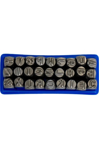 Partner Pt21215 Çelik Harf Zımba Takımı 5 Mm 3/16" 27 Parça