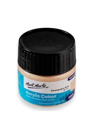 Akrilik Renkli Boya Signature 100ml - Champagne Gold Çok Renkli